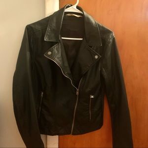 Hollister Faux Leather Asymmetrical Jacket